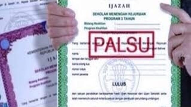 Ijazah Palsu = Presiden Palsu Ijazah Palsu = Presiden Palsu