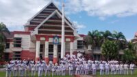 Karateka INKAI Jeneponto Gelar Longmarch dan Latihan Gabungan