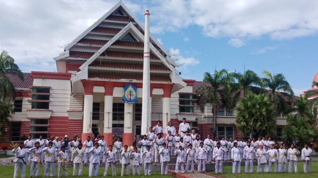 Karateka INKAI Jeneponto Gelar Longmarch dan Latihan Gabungan