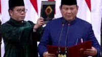 Prabowo Subianto dan Gibran Rakabuming Resmi Dilantik Sebagai Presiden dan Wakil Presiden RI