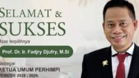 Prof Fadjry Djufry Kepala Badan Standardisasi Instrumen Pertanian (BSIP) Kementan, Akan Dilantik Penjabat Gubernur Sulsel