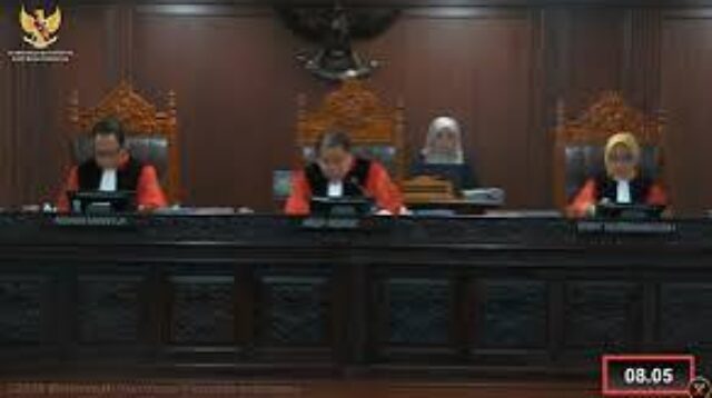 Sidang Mahkamah Konstitusi Tolak Seluruh Permohonan Pemohon PHPU Pilkada Jeneponto