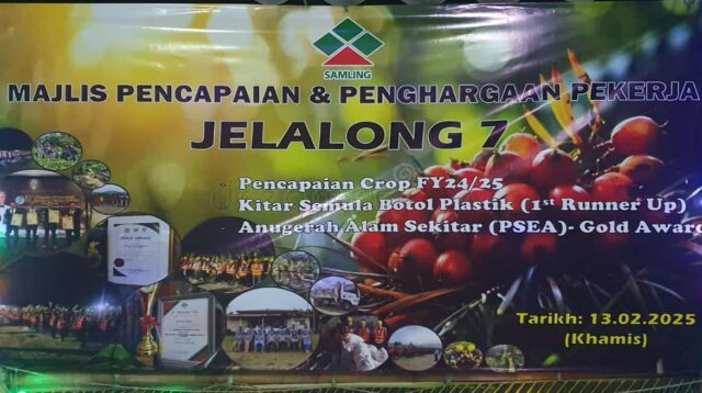 Keberhasilan Kelola Ladang Sawit Tidaklah Mudah, Butuh Perjuangan Yang Keras PT SAMLING Jelalong west