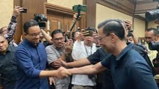 Anies Baswedan Turut Hadir Dipersidangan, Istri Tom Lembong : Terima Kasih Dukungannya