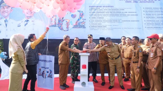 Launching Logo Resmi Hari Jadi Jeneponto Ke-162 Dirangkaikan Apel Gabungan