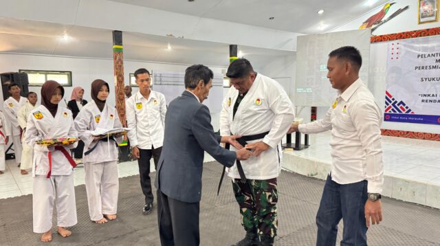 Pelantikan Pengurus INKAI Cabang Merauke, Ketua Letkol inf Jonny Nofriady