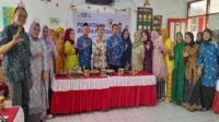 Para pengurus Bunda Pustaka Periode 2025-2027 Mulyati Husain Serahkan Estafet ke Annisyah Arsyad dalam Momen HUT Bunda Pustaka ke-4