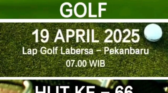 Tournament Golf Akan Digelar Sambut HUT ke 66 Korem 031 / Wirabima