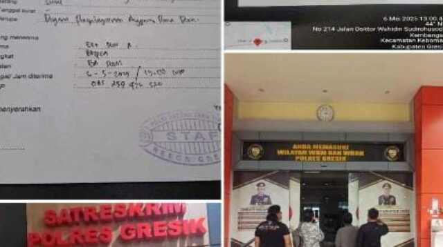 Warga Serahkan Petisi ke Polres Gresik, Desak Kasus Dugaan Korupsi Kades Gadingwatu.0