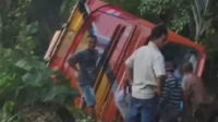 Bus Pariwisata Asal Bogor Kecelakaan Terguling di Pandeglang, 10 Penumpang Terluka