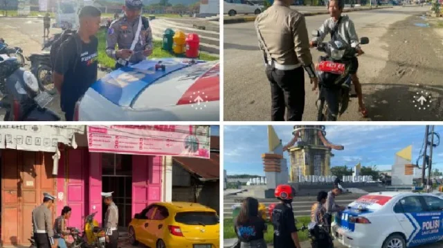 Satlantas Polres Mamuju Tengah Gelar Penindakan Kasat Mata dan Overload, Serta Patroli Antipremanisme di Jalan Raya