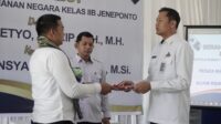 Kepala Rutan Kelas IIB Jeneponto, Serah Terima Jabatan dan Pisah Sambut