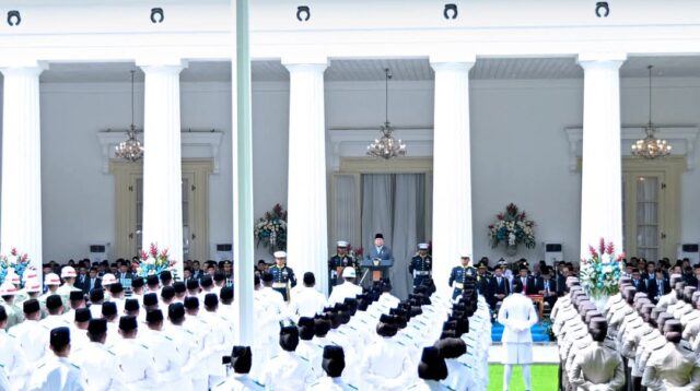 Presiden RI Prabowo Subianto Memimpin Langsung Upacara Peringatan Hari Lahir Pancasila