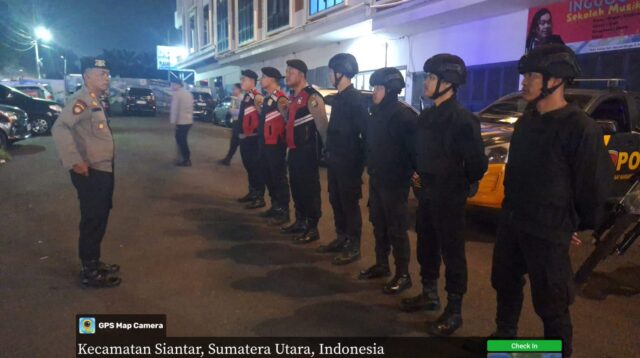 Patroli Blue Light Polres Simalungun Amankan 20 Orang dan 8 Sepeda Motor, Cegah Kejahatan Jalanan