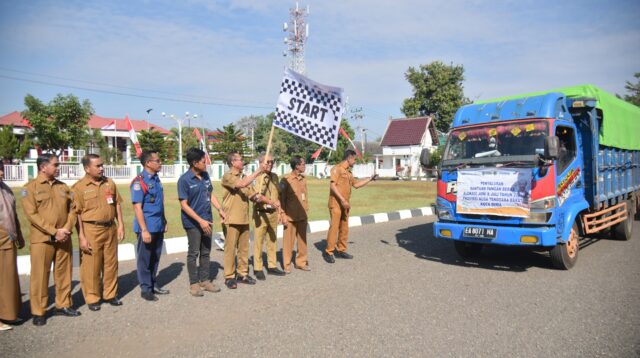 Wakil Wali Kota Bima, Lepas Armada Cadangan Beras Pemerintah 'CBP'