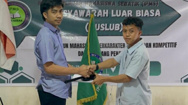 M Irsal Resmi Nakhodai Kepengurusan Baru Ikatan Pelajar Mahasiswa Sebati IPMS Makassar