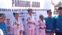 Kejuaraan Karate Pelajar SD Negeri 16 Pangkasalo Sukses, Kadis Pendidikan : Tingkatkan Prestasi