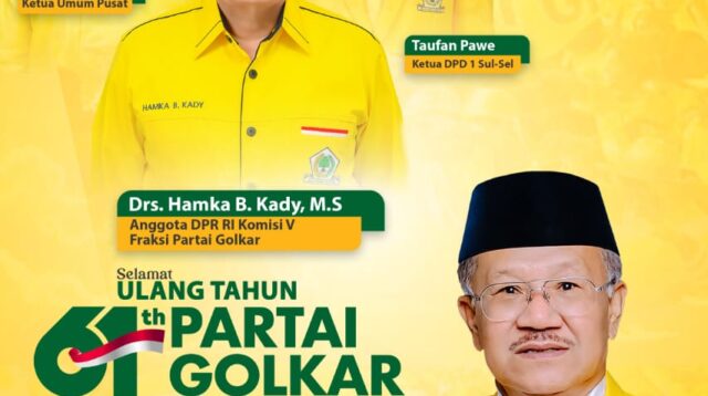Rayakan HUT ke-61, Golkar Jeneponto Gelar Aksi Sosial, Fokus Kesehatan, Kemanusiaan, dan Dekatkan Diri ke Rakyat